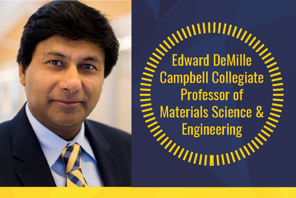 Misra bestowed with named collegiate professorship